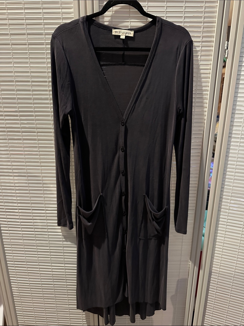 By Together Black Ribbed Top